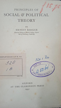 Principles of Social & Political Theory