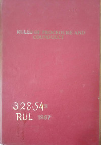 Rules of Procedure and Conduct of Business in Lok Sabha