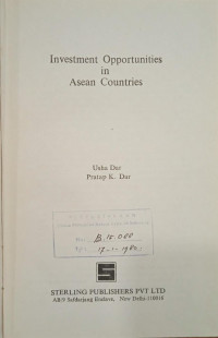 Investment Opportunities in Asean Countries