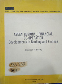 ASEAN Regional Financial Co-operation