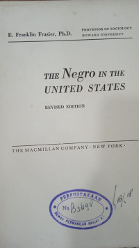 The Negro in the United States