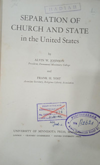 Separation of Church and State in the United States
