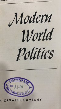 Modern World Politics Third Edition