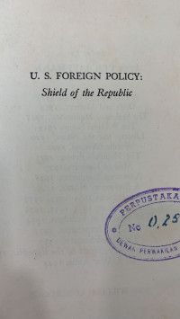 US Foreign Polict: Shield of the Republic