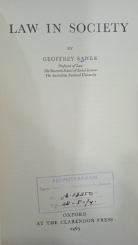 Law in Society