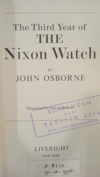 The Third Year of The Nixon Watch