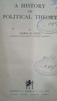 A History of Political Theory