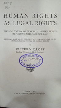 Human Rights as Legal Rights
