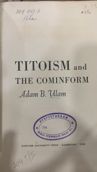 Titoism and the Cominform