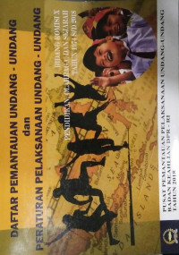 Daftar Pemantauan Undang-Undang dan Peraturan Pelaksanaan Undang-Undang Bidang Komisi X Tahun 1974 s/d 2018