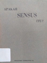 Apakah Sensus Itu?