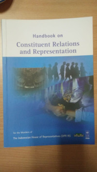 Handbook On Constituent Relations And Representation