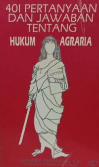 Image of 401 Pertanyaan Dan Jawaban Tentang Hukum Agraria