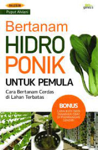 Bertanam Hidro Ponik Untuk Pemula