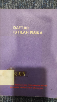 Image of Daftar Istilah Fisika