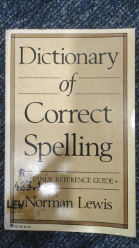 Image of Dictionary Of Correct Spelling