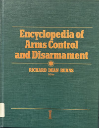 Image of Encyclopedia of arms control and disarmament Vol. I