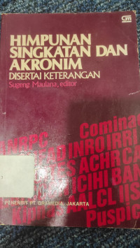 Image of Himpunan Singkatan Dan Akronim Disertai Keterangan