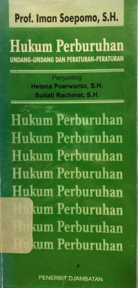 Image of Hukum Perburuhan: Undang-undang dan Peraturan-peraturan