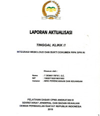 Integrasi Webcloud dan Bukti Dokumen PIPK DPR RI