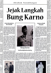 Jejak Langkah Bung Karno