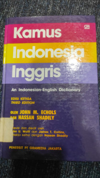 Image of Kamus Indonesia-Inggris=An English-Indonesiadictionary