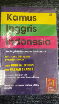 Image of Kamus Inggris-Indonesia=An English-Indonesiadictionary