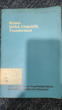 Image of Kamus Istilah Linguistik Transformasi
