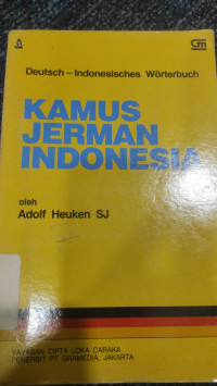 Image of Kamus Jerman Indonesia = Deutsch - Indonesisches Worterbuch