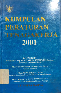 Image of Kumpulan Peraturan Tenaga Kerja 2001
