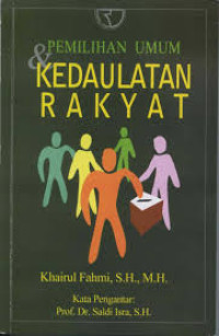 Image of Pemiliihan Umum dan Kedaulatan Rakyat