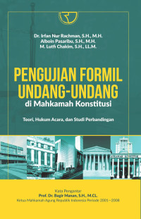 Pengujian Formil Undang-undang di Mahkamah Konstitusi