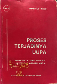 Image of Proses terjadinya UUPA