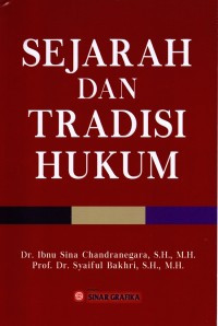 Image of Sejarah dan Tradisi Hukum