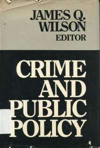 Crime and Public Policy