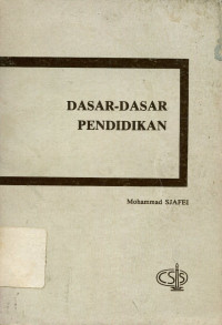 Image of Dasar-dasar Pendidikan