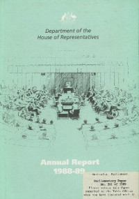 Department of the House Representatives