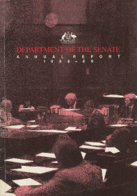 Departemen of The Senate : Annual Report 1988-89
