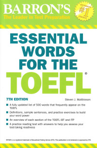 Essential Words for the TOEFL 7th Edition