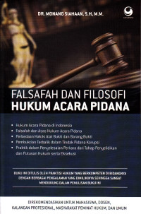 Falsafah dan Filosofi Hukum Acara Pidana