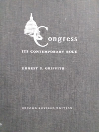 Congress: Its Contemporary Role