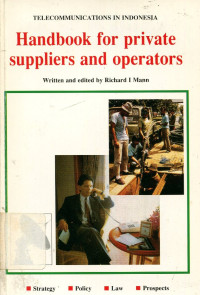 Handbook for private suppliers and operators