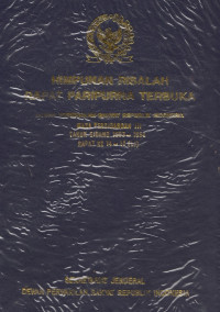 Himpunan risalah rapat paripurna terbuka DPR RI tahun sidang 1993/1994 rapat ke 14-15