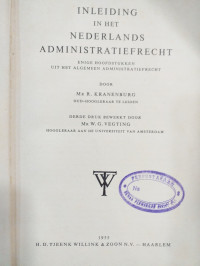Inleiding In Het Nederlands Administratiefrecht