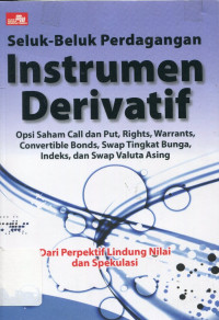Instrumen derivatif: opsi saham call&put, rights, warrants, convertible bonds, swap tingkat bunga, indeks, dan swap valuta asing