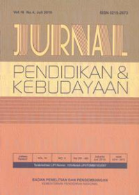 Jurnal Pendidikan dan Kebudayaan Vol. 16 No. 4, Juli 2010