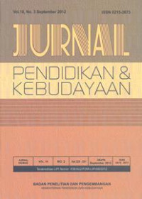 Jurnal Pendidikan dan Kebudayaan Vol. 18 No. 3 September 2013
