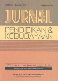 Jurnal Pendidikan dan Kebudayaan Vol. 18 No. 4 Desember 2012