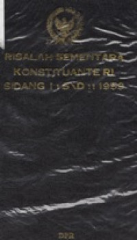 Risalah sementara konstitusnte RI tahun 1959