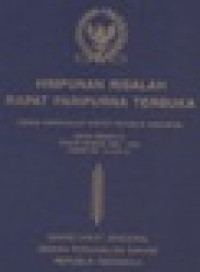 Himpunan risalah rapat paripurna DPR RI tahun 1987/1988 rapat ke-25 s/d 27 tentang pendidikan nasional